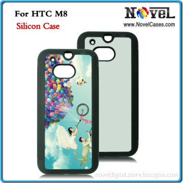 Sublimation Silicone Cell Phone Case for HTC One M8